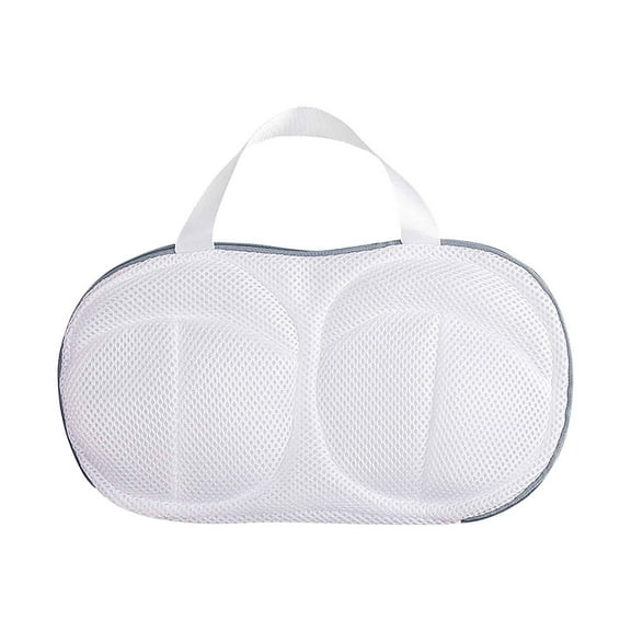 YOLOKE Bra Washing Bag, Mesh Bra Laundry Washing Bags, for Washing Delicates Bra Storage Bag, Underwear Bra Bag, Fits All Cups Anti-Shape Bra Wash Bag(Gray)