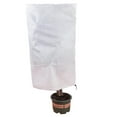 thumbnail image 1 of YOLOKE Winter Plant Protection Cover with Drawstring Closure - Insulated Non-Woven Fabric Wrap for Cold, Snow, and Wind Protection(White), 1 of 3