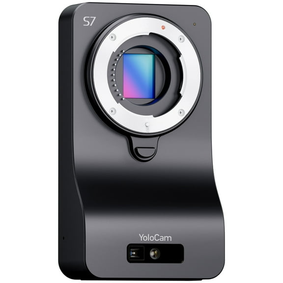 YOLOLIV YoloCam S7, 4K Live Streaming Camera with Interchangeable, Auto Focus and Compatible for Micro Four Thirds Lens (Camera Only) for TikTok