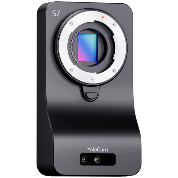 YOLOLIV YoloCam S7, 4K Live Streaming Camera with Interchangeable, Auto Focus and Compatible for Micro Four Thirds Lens (Camera Only) for TikTok