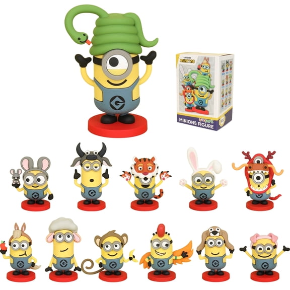 YOLOPARK Despicable Me Toys, Minions Toys for Kids, Christmas Gift for Boys and Girls,Ages 4,12PCS