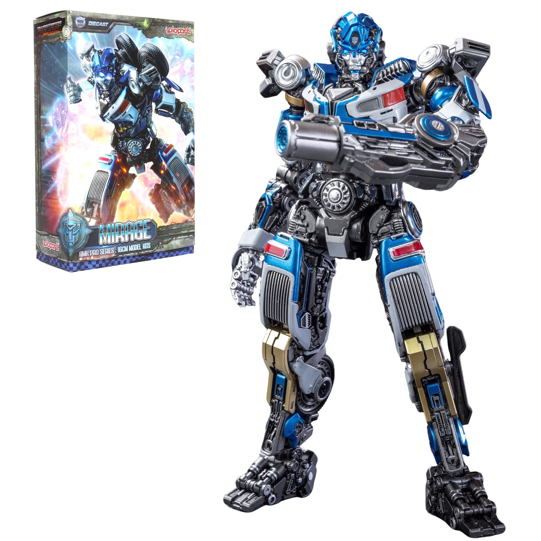 Yolopark トランスフォーマー モデルキット 5点セット YOLOPARK Transformers Rise of The Beasts Mirage, Action Figures