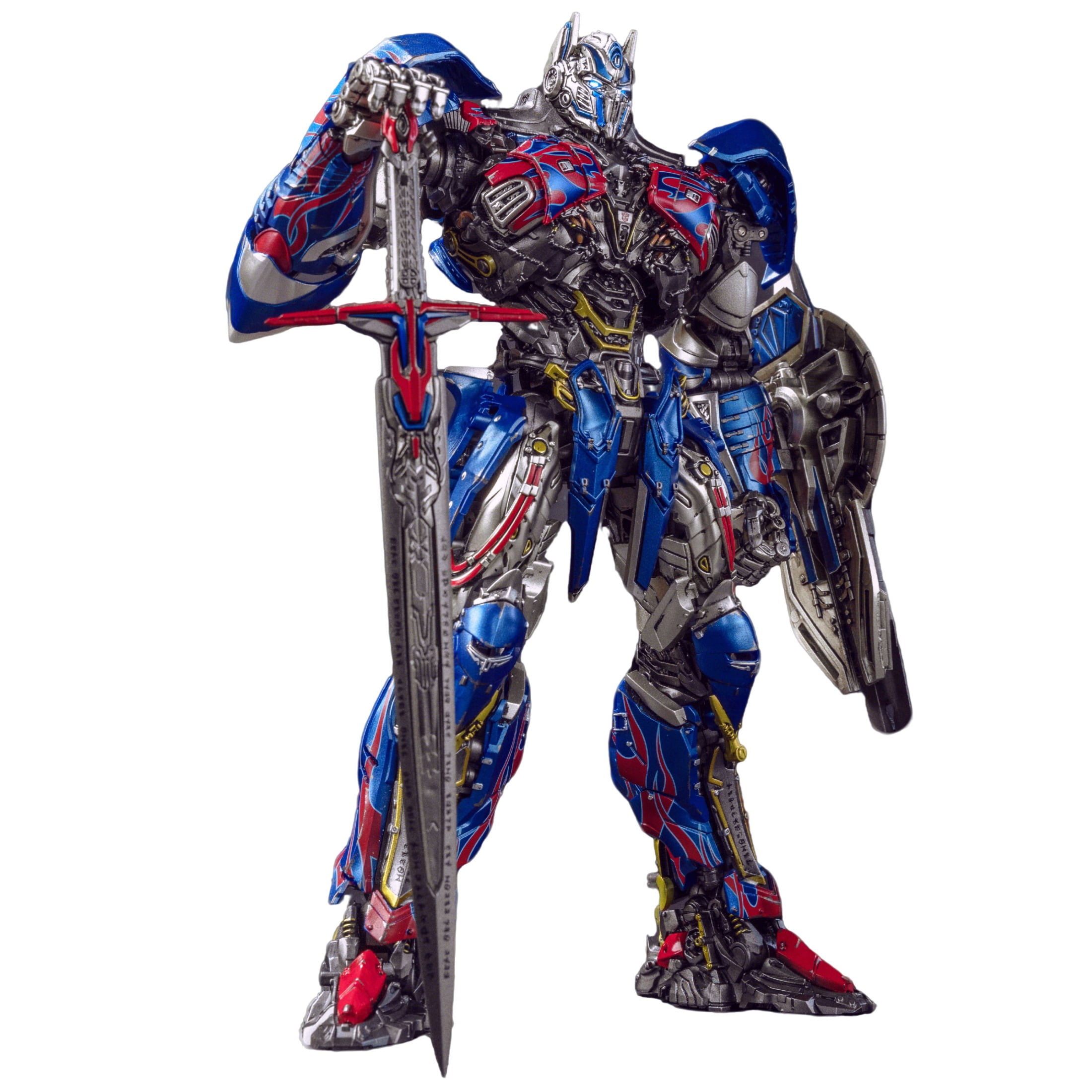 YOLOPARK Optimus Prime Transformers Toys: The Last Knight Optimus Prime, 7.87" Transformers Collectible Action Figure for Ages 15+, No Converting