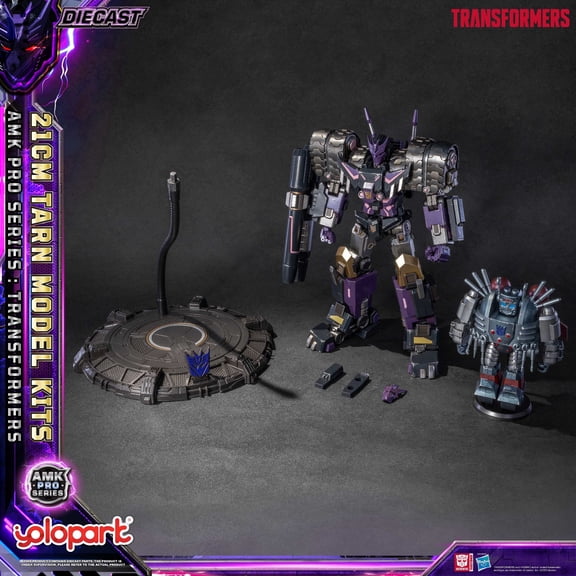 YOLOPARK Transformers Toys IDW Tarn and Nickel Action Figure,Highly Articulated Collectible Model Kit with Magnetic Control LED for Ages 15 and Up, 8.26 Inch, Converting