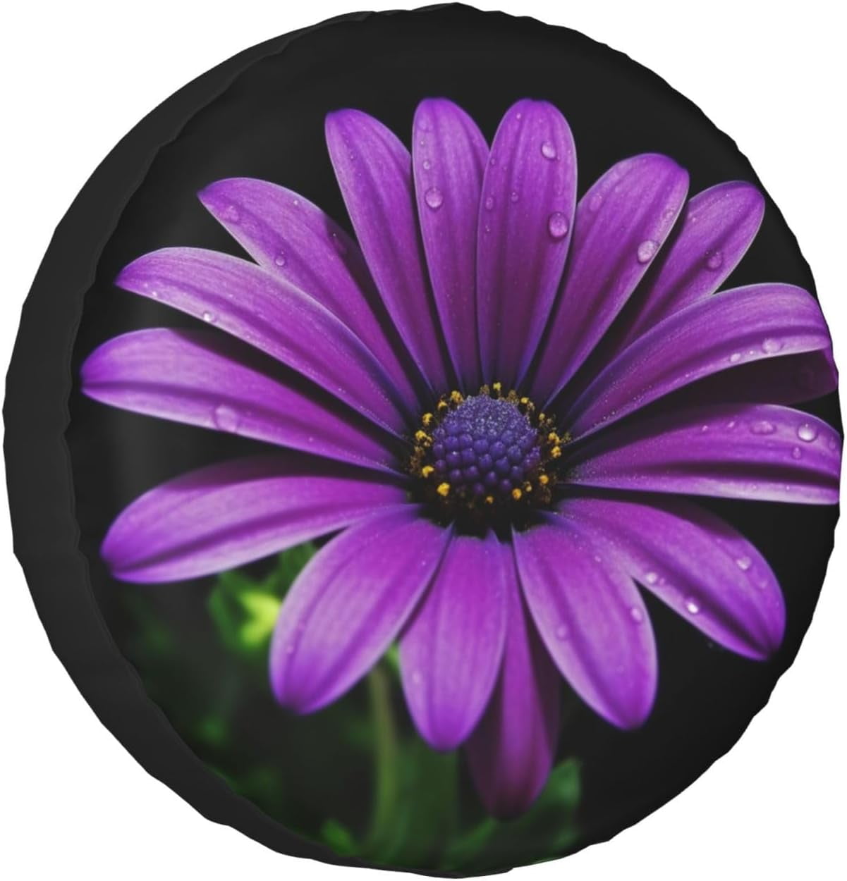 YOLU Tire Cover Wheel Protectors Purple Daisy Weatherproof Wheel Covers