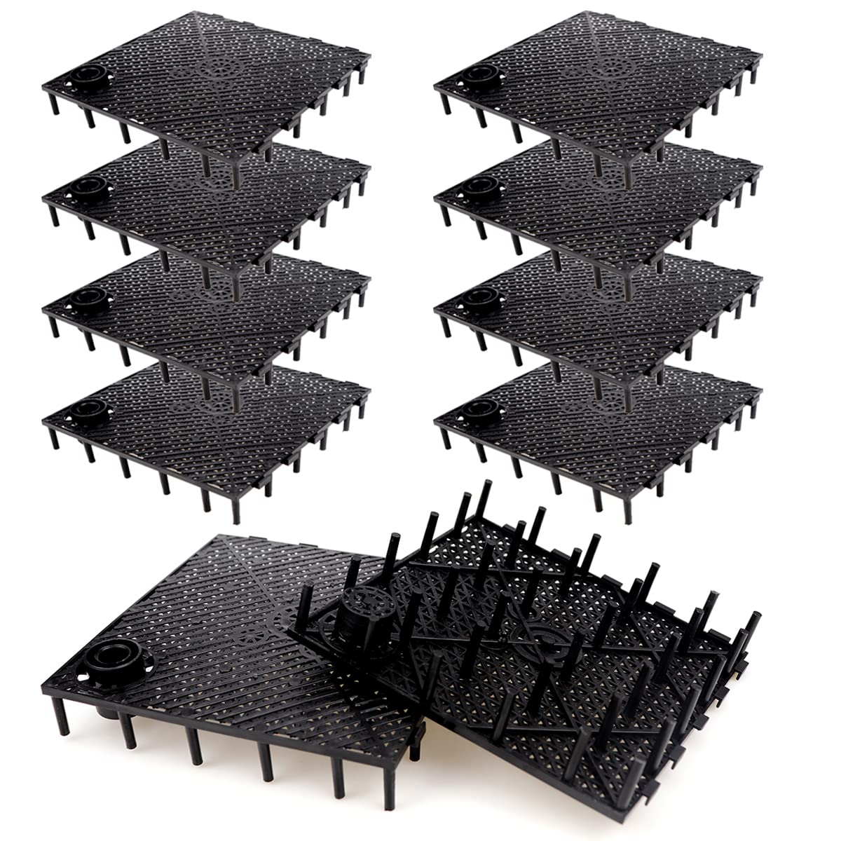 YOLUFER 10 PCS Aquarium Divider Tray Fish Tank Grid Aquarium Filter
