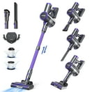 ARTSEA V15 Cordless Vacuum Cleaner for Home,35kPa 4-in-1 Stick Vacuum,35 Mins Runtime with Removable Battery,Lightweight Telescoping Tube,for All Types of Floors/Carpets/Pet Hair,Gold