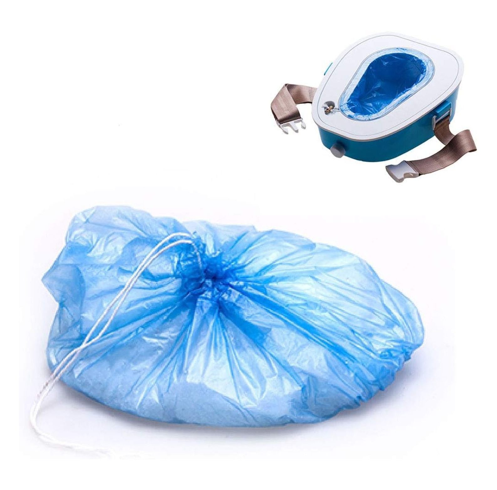 YOMQLJXB 30PCS Portable Car Toilet dedicated Plastic Replacement Bags