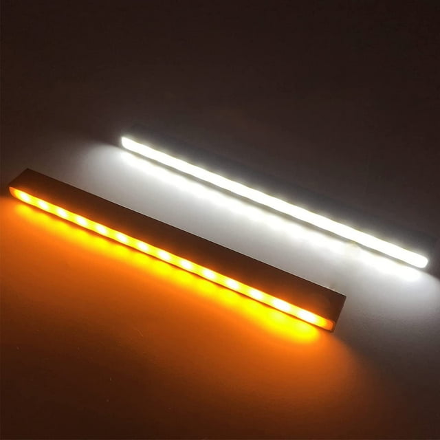 YOMTOVM Turn Signal Switch MMF7 Fog Light, 2Pcs Light Strip for Daytime