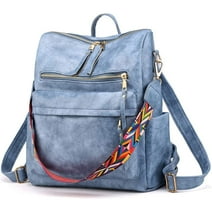 YOMYM Backpack Purse for Women Fashion Multipurpose Design Handbag Ladies Shoulder Bags