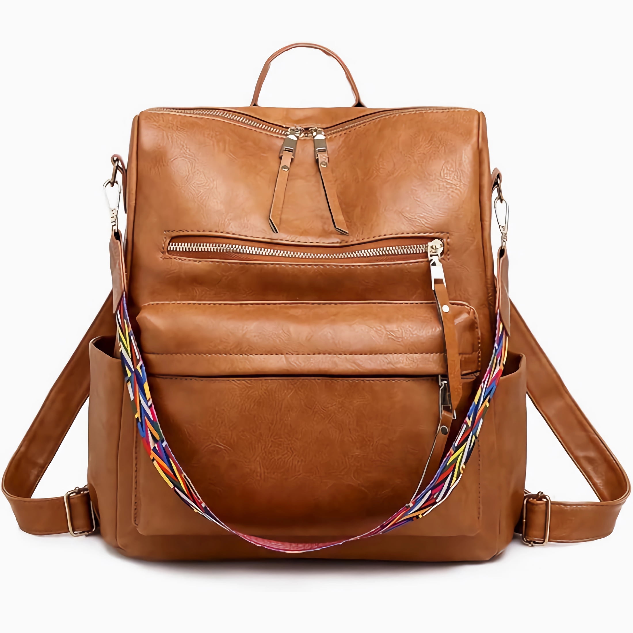 YOMYM Backpack Purse for Women Fashion PU Leather 