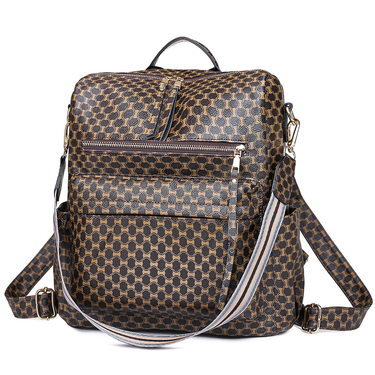 YOMYM Convertible Backpack Shoulder Bag, Faux Leather  display picture 1