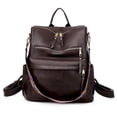 thumbnail image 1 of YOMYM Women Removable Strap Nylon Backpack, Coffee, 1 of 7