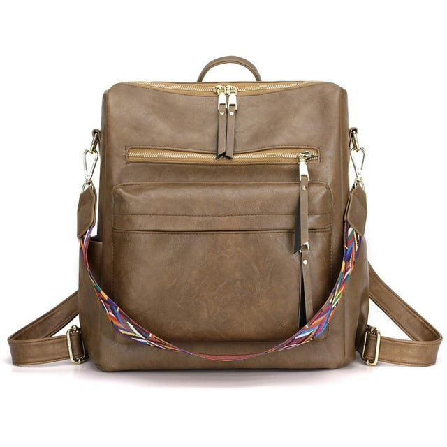 YOMYM Women's Fashion Backpack Purse Multipurpose Design Convertible