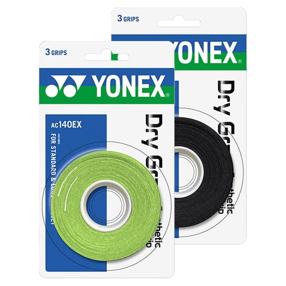 YONEX Dry GRAP Overgrip, 3-Pack, Citrus Green