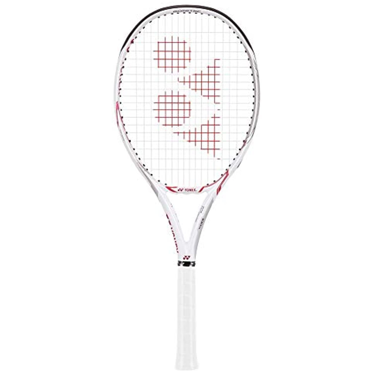 YONEX EZONE 100 Super LITE White/Pink Tennis Racquet, 4 1/8 YONEX EZONE 100 Super LITE White/Pink Tennis Racquet, 4 1/8