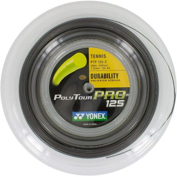 YONEX Poly Tour Pro 130 Graphite Tennis Racquet String (Reel)
