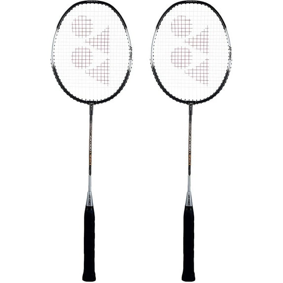 YONEX ZR 100 Light Aluminum Blend Badminton Racquet, Pack of 2