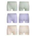 thumbnail image 1 of YONGHS 3-Pack Dance Shorts Girls Summer Bottoms Breathable Safety Shorts for Under Dress Green&Apricot&Purple 13-14, 1 of 7