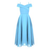 Formal Women's Dresses/ Off-Shoulder A-line Side Straps High-Low Hem Evening Dress Prom Dress/ Dress For Formal