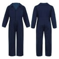 thumbnail image 1 of YONGHS Kids Boys Long Sleeve Coverall Overalls Bodysuit Hip-Hop Jumpsuit 6-16 A Dark Blue 14, 1 of 5