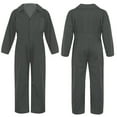 thumbnail image 1 of YONGHS Kids Boys Long Sleeve Coverall Overalls Bodysuit Hip-Hop Jumpsuit 6-16 Grey 16, 1 of 6