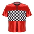 thumbnail image 1 of YONGHS Kids Boys Race Car Driver Shirt Costume Checkerboard Racing Halloween Play Role Dress Up Red 4, 1 of 7