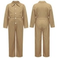 thumbnail image 1 of YONGHS Kids Boys Turndown Collar Mechanic Coveralls Jumpsuit Long Sleeve Halloween Carnival Dress Up, 1 of 5