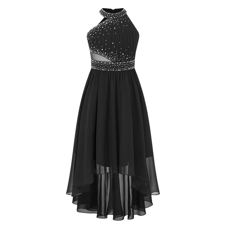white dress black heels Long Prom Dress 33303 by La Femme main image 0