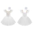 thumbnail image 1 of YONGHS Kids Girls Ballerina Swan Lake Dance Leotard Dress Tutu Skirt Dancewear, 1 of 7