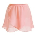 thumbnail image 1 of YONGHS Kids Girls Ballet Dance Skirt Skating Over Scarf Chiffon Wrap Skirts Pink 2-6, 1 of 7