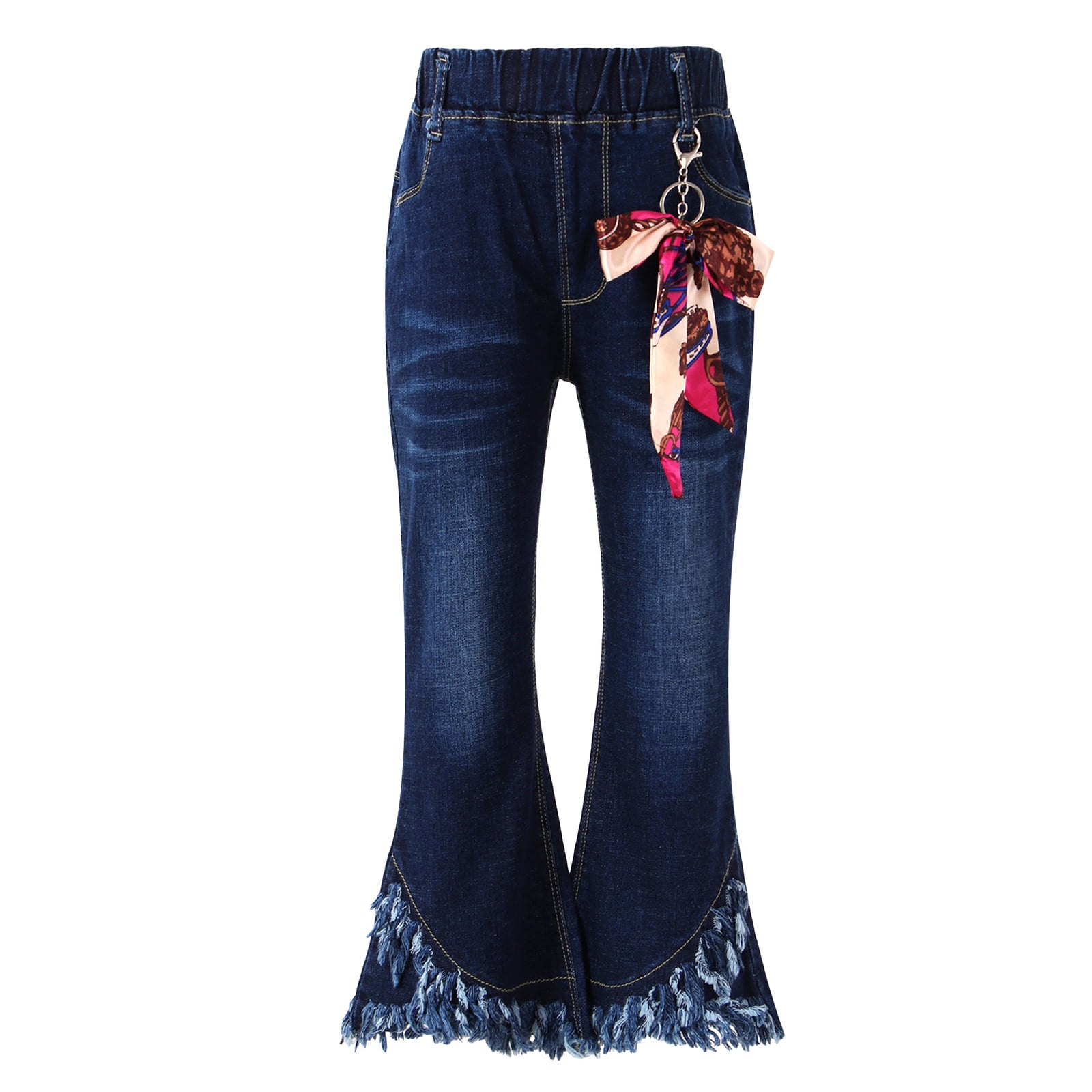 Women's Flare Denim Pants - Mid Rise Bell Bottom Jeans With Stretch Fit | Slimming Wide Leg Flare For Casual Wear - View #4
