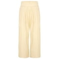 thumbnail image 1 of YONGHS Kids Girls Casual Baggy Wide Leg Palazzo Pants Solid Color Beach Trousers with Pockets Khaki 9-10, 1 of 7