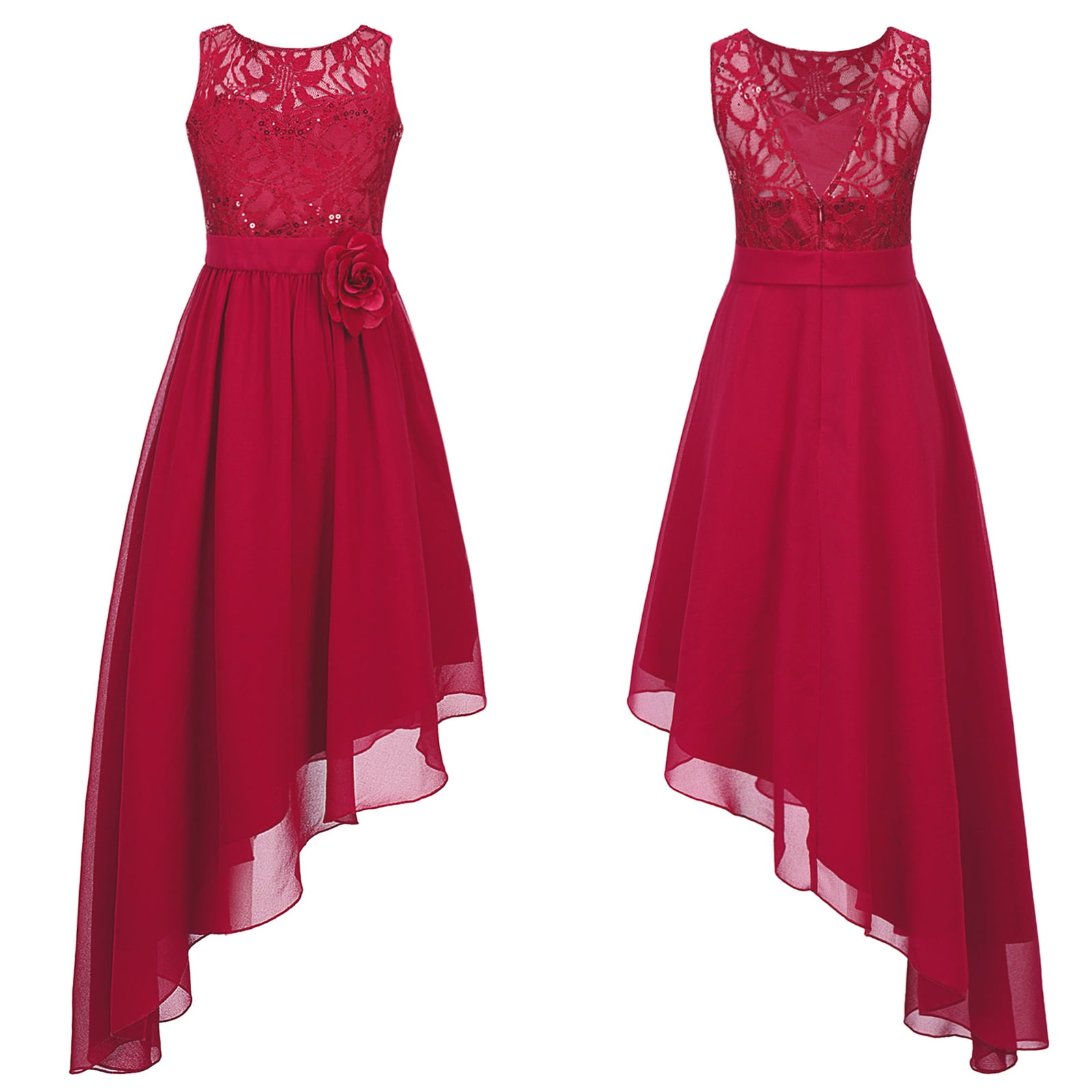 bridesmaid dresses for 16 year olds Tie Shoulder Empire Waist Junior Bridesmaid Dress