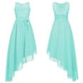 thumbnail image 1 of YONGHS Kids Girls Junior Bridesmaid Dress Party Proms Gown 6-16 Mint Green 6, 1 of 5