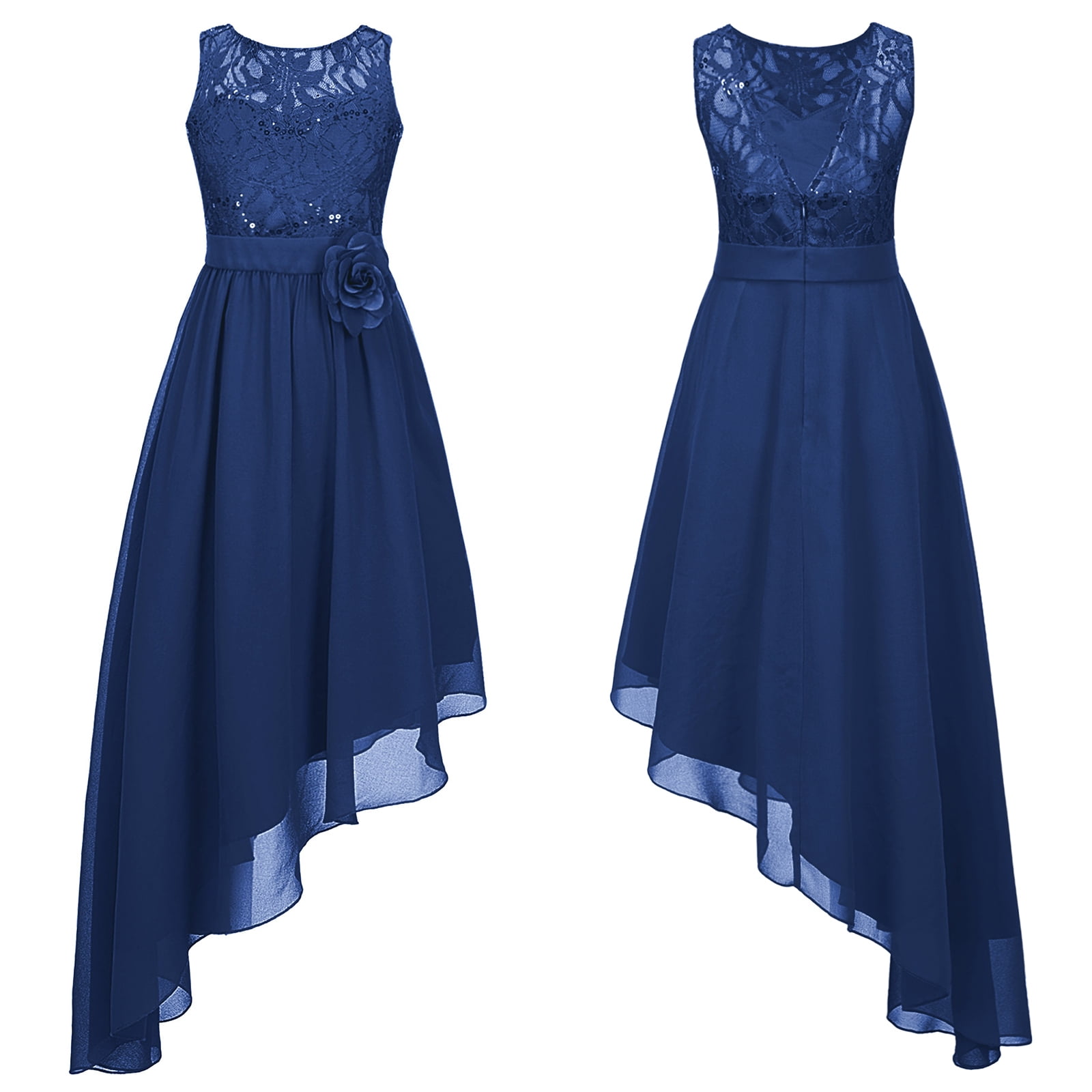 Dark blue dresses for juniors best sale