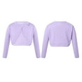 thumbnail image 1 of YONGHS Kids Girls Knit Cardigan Shrug Long Sleeve Bolero Cover Cropped Coat Sweater, 1 of 7