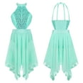 thumbnail image 1 of YONGHS Kids Girls Lyrical Dance Dress Modern Contemporary Ballet Latin Costume Dancewear, 1 of 7