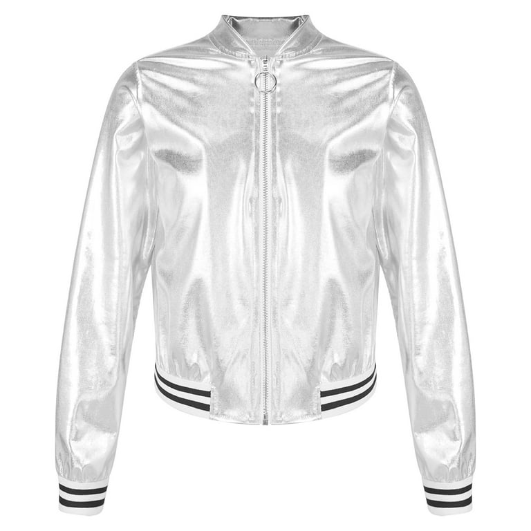 Silver top flight jacket
