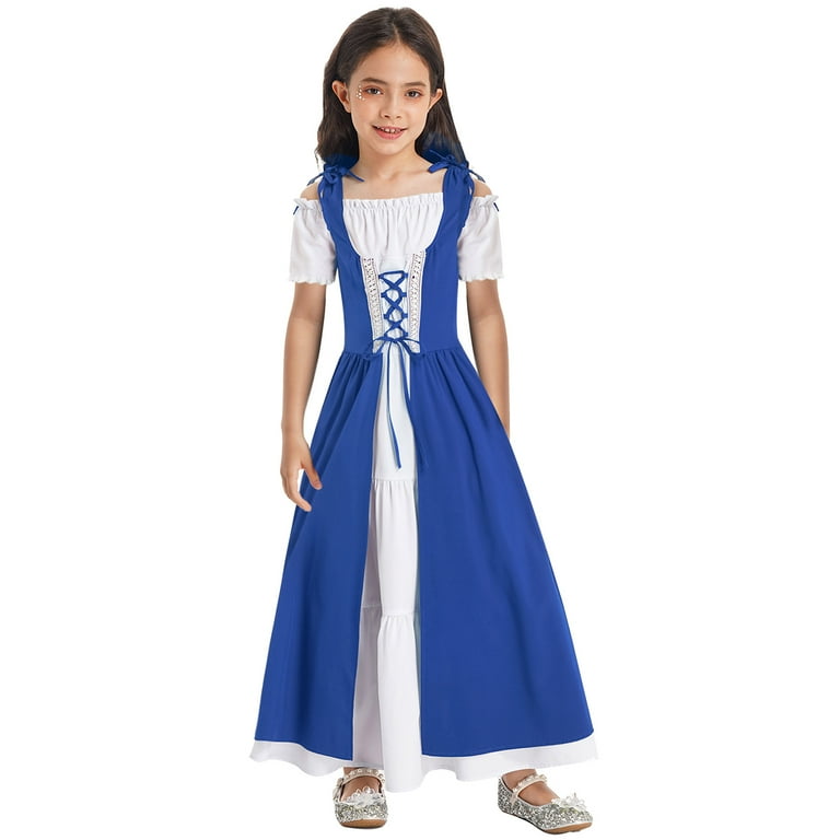 Girls medieval princess costume hotsell