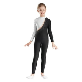 DanzNmotion by Danshuz Girl s Straps Leotard 12 14 BLACK Walmart