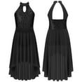 thumbnail image 1 of YONGHS Kids Girls Shiny Sequin Lyrical Dance Dress Modern Dancewear, 1 of 7