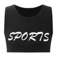 thumbnail image 1 of YONGHS Kids Girls Sleeveless Athletic Crop Top Gymnastics Racer Back Sports Dance Workout Vest Tanks White 10, 1 of 5
