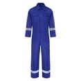 thumbnail image 1 of YONGHS Men's Industrial Coverall Long Sleeve Zipper Workwear Mechanic Jumpsuit Overalls Blue L/170, 1 of 7