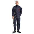thumbnail image 1 of YONGHS Men's Industrial Coverall Long Sleeve Zipper Workwear Mechanic Jumpsuit Overalls Navy Blue-A 185/3XL, 1 of 7