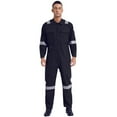 YONGHS Men's Work Coveralls Loose Fit Lightweight Reflective Strips