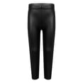 thumbnail image 1 of YONGHS Toddler Girls Faux Leather Pants Leggings Tights Winter Warm Thick Fleece Trousers Black 13-14, 1 of 4