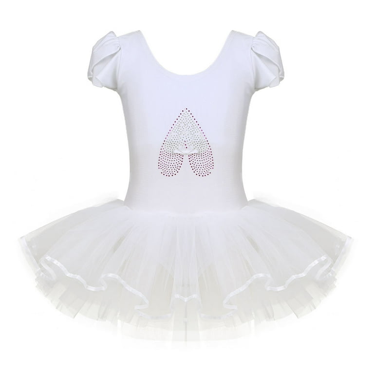 YONGHS Toddlers Little Girls Sequin Ballet Dance Tutu Dress