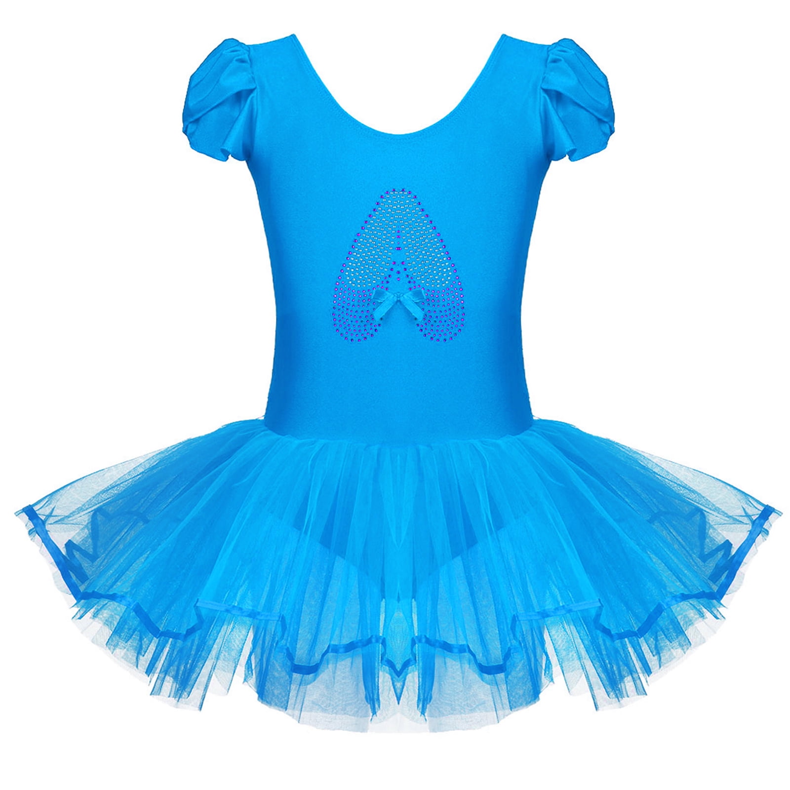 YONGHS Toddlers Little Girls Sequin Ballet Dance Tutu Dress Leotard