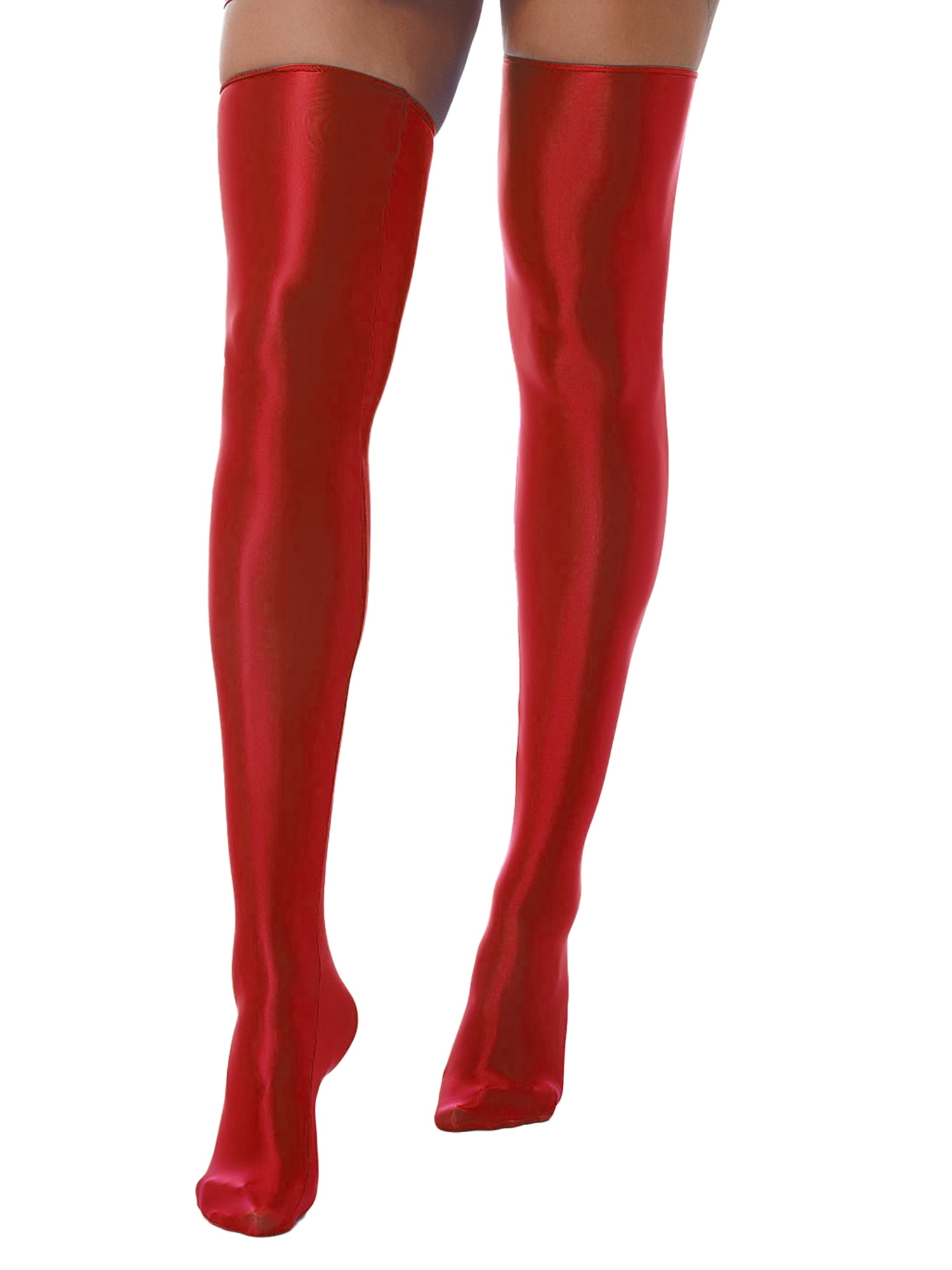 Burgundy thigh high stockings online